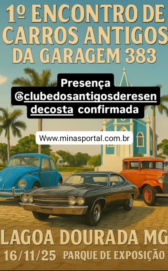 Flyer do encontro: Lagoa Dourada
