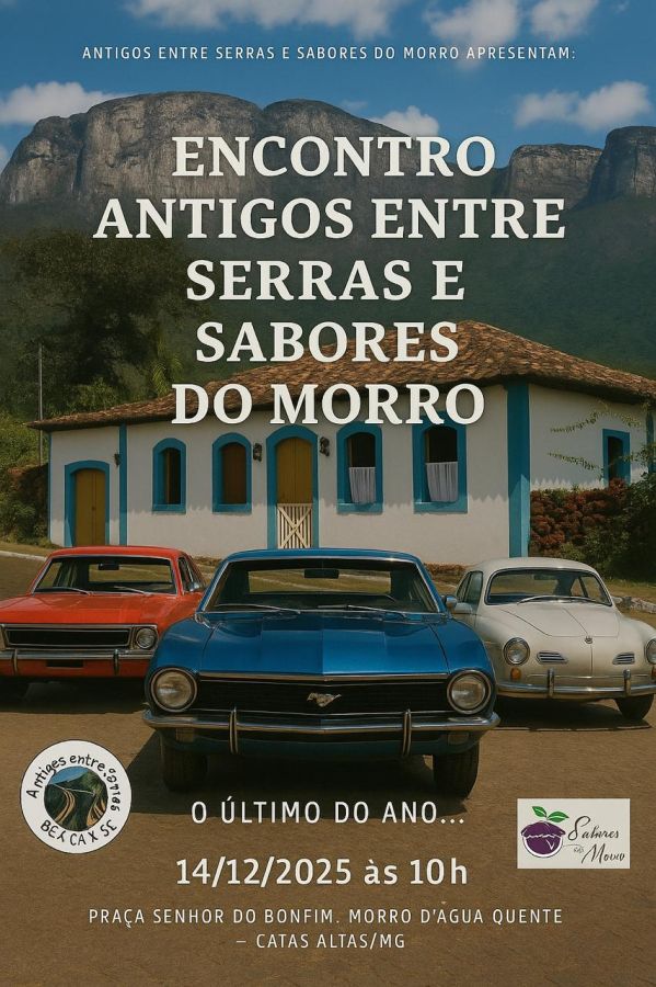 Flyer do encontro: Catas Altas