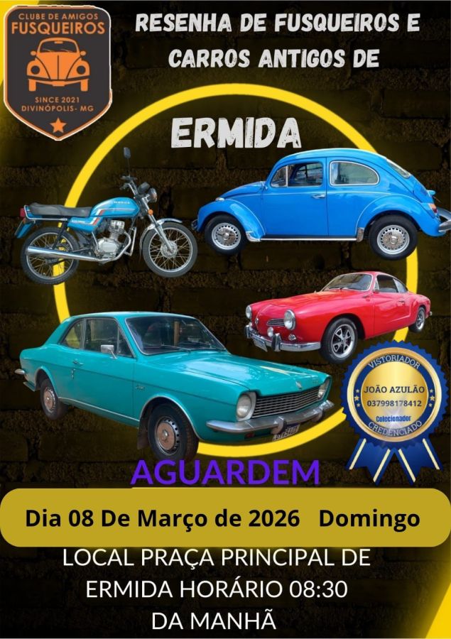 Flyer do encontro: Ermida distrito de Divinopolis