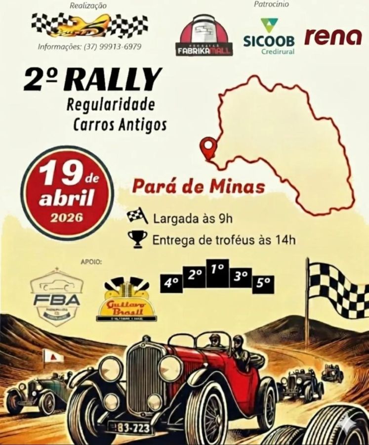 Imagem do encontro: Rally de Carros Antigos