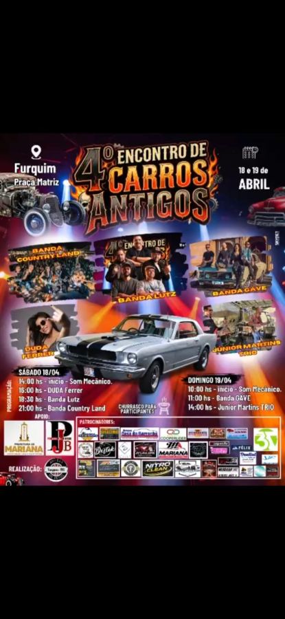 Flyer do encontro: Furquim