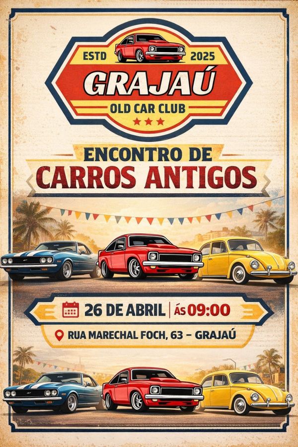 Flyer do encontro: Grajau BH