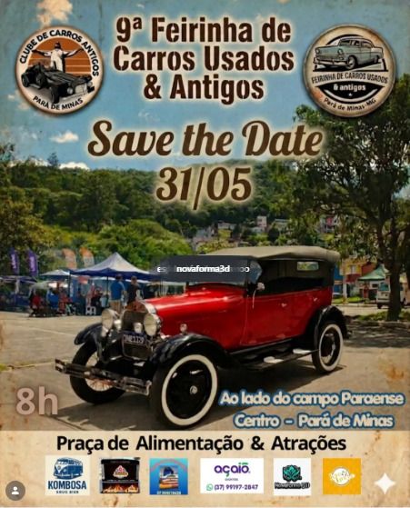 Flyer do encontro: Para de Minas