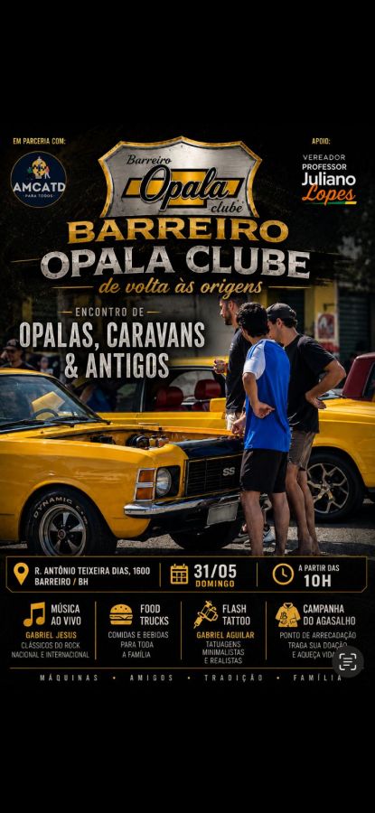 Flyer do encontro: Barreiro / BH
