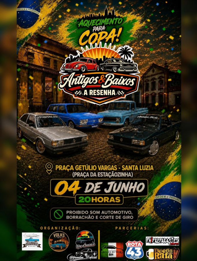 Flyer do encontro: Santa Luzia