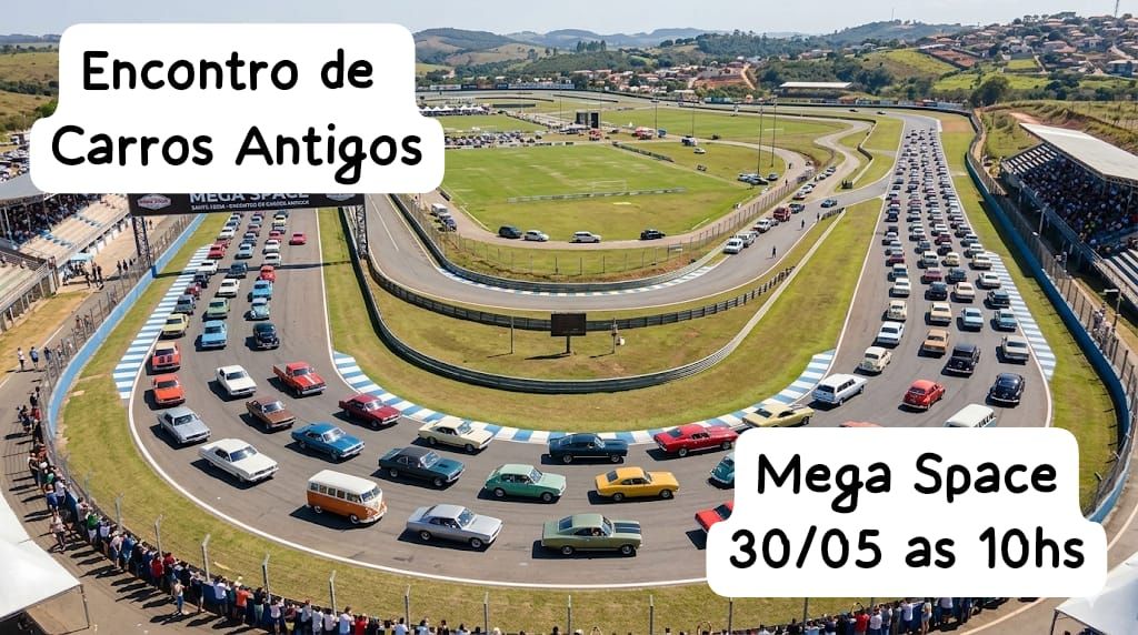Flyer do encontro: Mega Space
