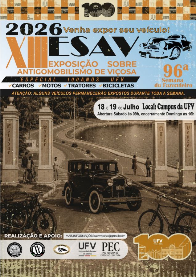 Flyer do encontro: Viçosa