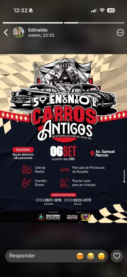 Flyer do encontro: Desterro Entre Rios