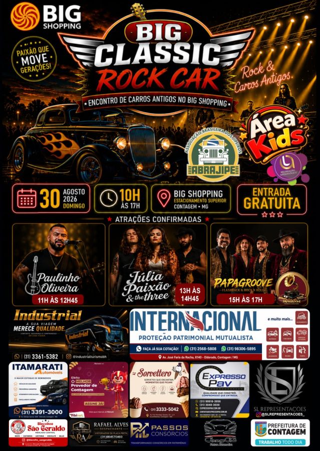 Flyer do encontro: Big Shopping